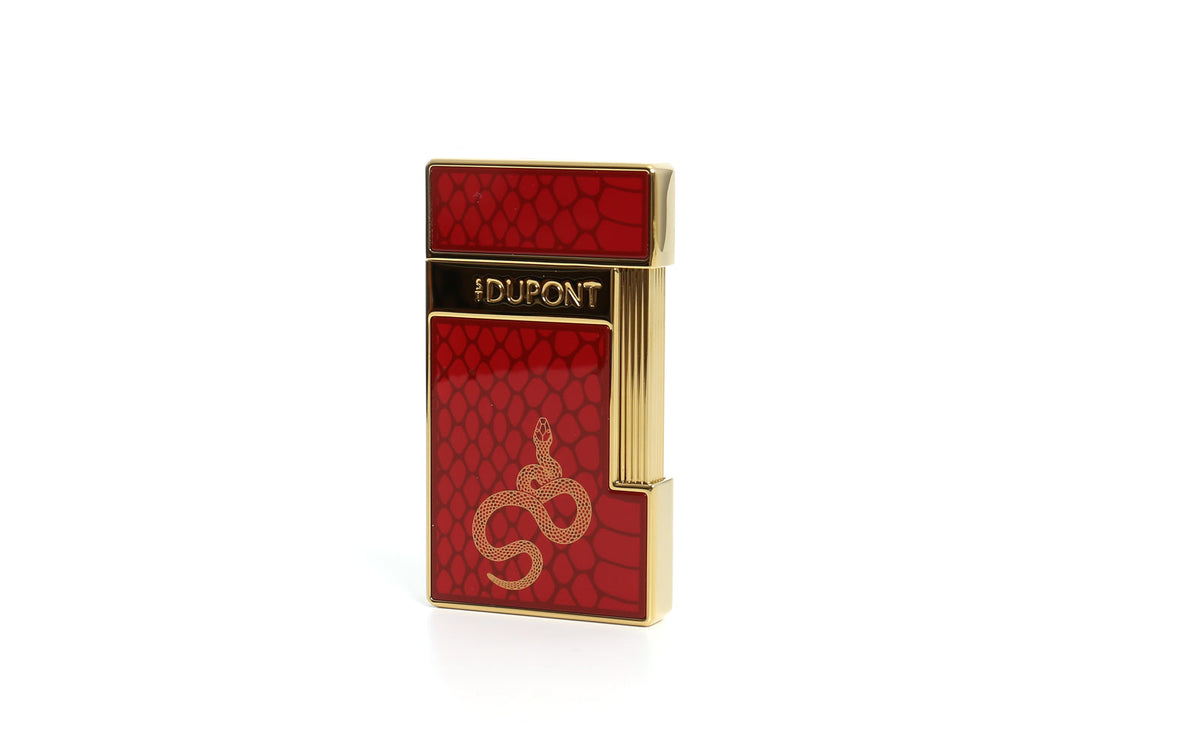 DUPONT SLIMMY SNAKE RED LIGHTER