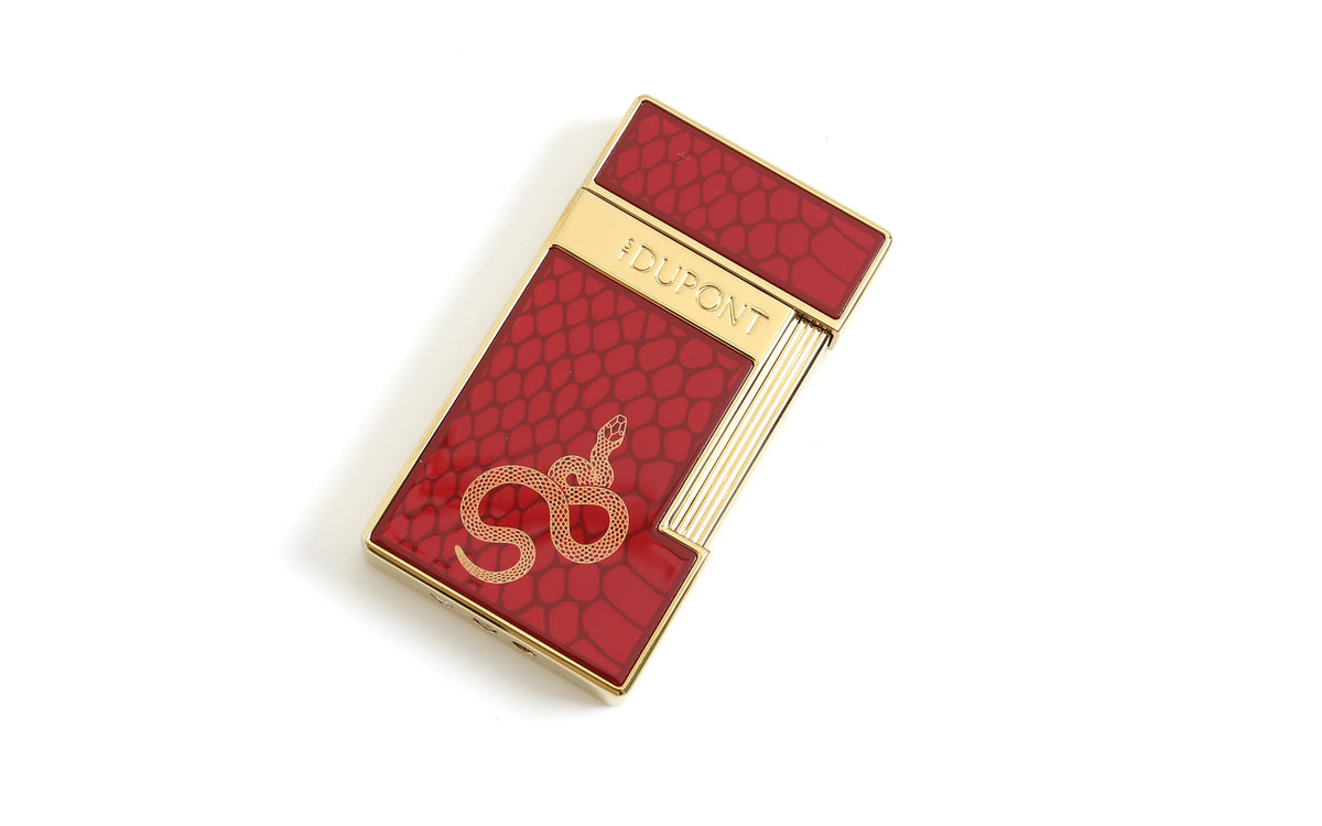 DUPONT SLIMMY SNAKE RED LIGHTER