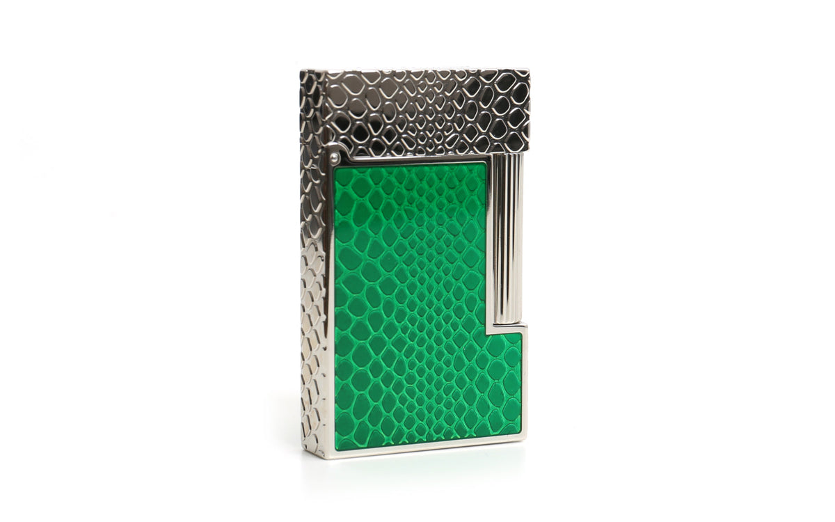 DUPONT LIGNE 2 SNAKE GREEN LIGHTER
