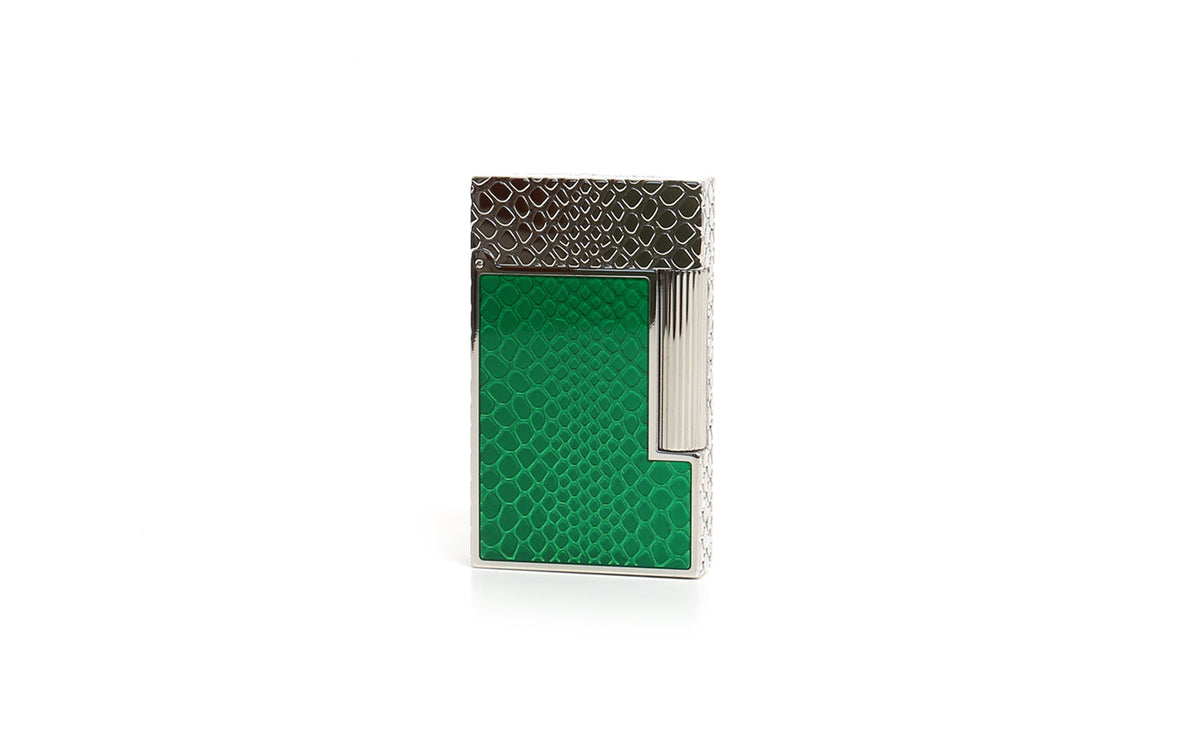 DUPONT LIGNE 2 SNAKE GREEN LIGHTER