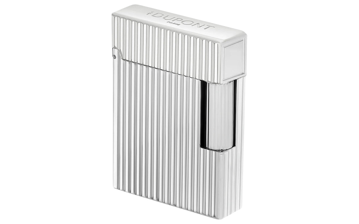 DUPONT LIGNE 1 GUILLOCHÉ SILVER LIGHTER
