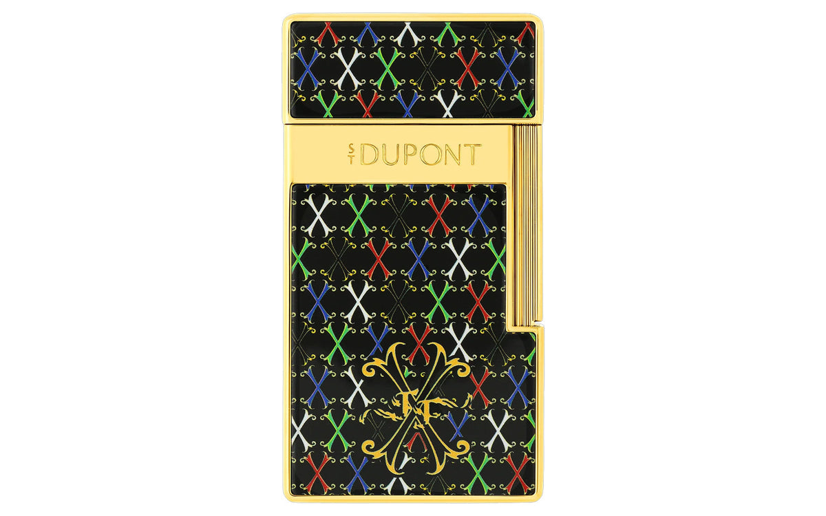 DUPONT BIGGY FUENTE MULTICOLORED LIGHTER