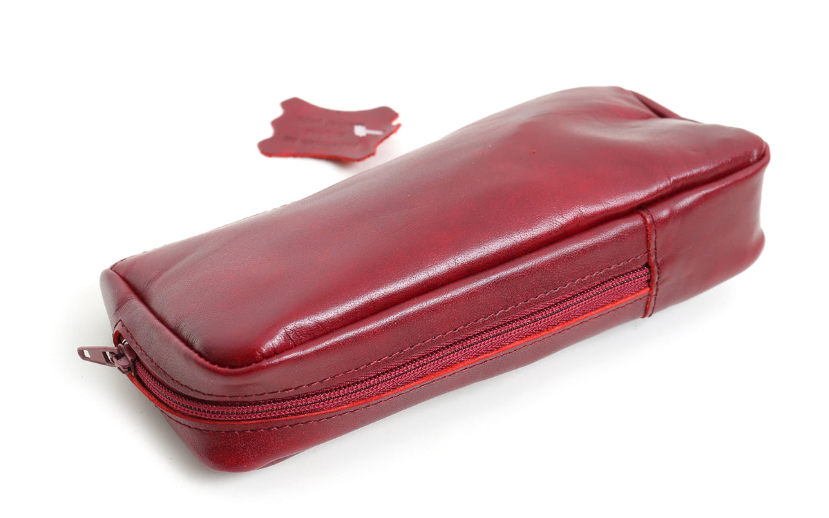 VINTAGE BORDEAUX PIPE AND TOBACCO BAG