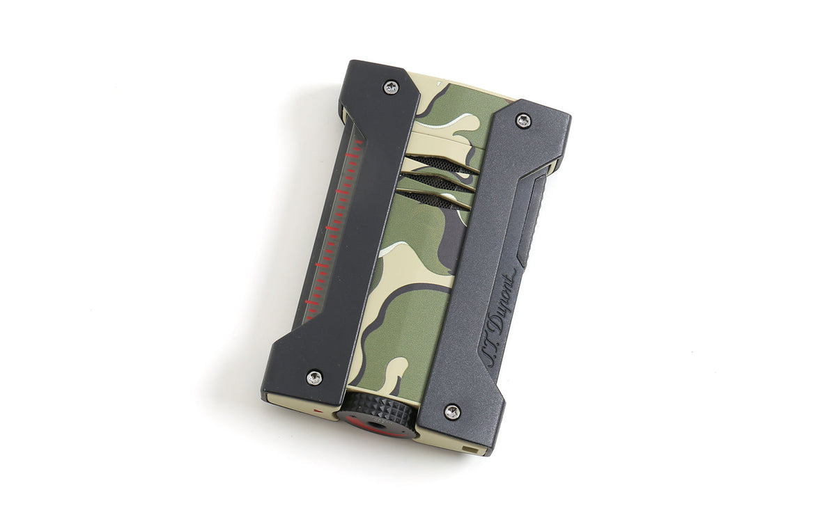 DUPONT DEFI EXTREME CAMO KHAKI LIGHTER