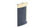 DUPONT SLIM 7 BLACK LIGHTER WITH GOLDEN FINISHES