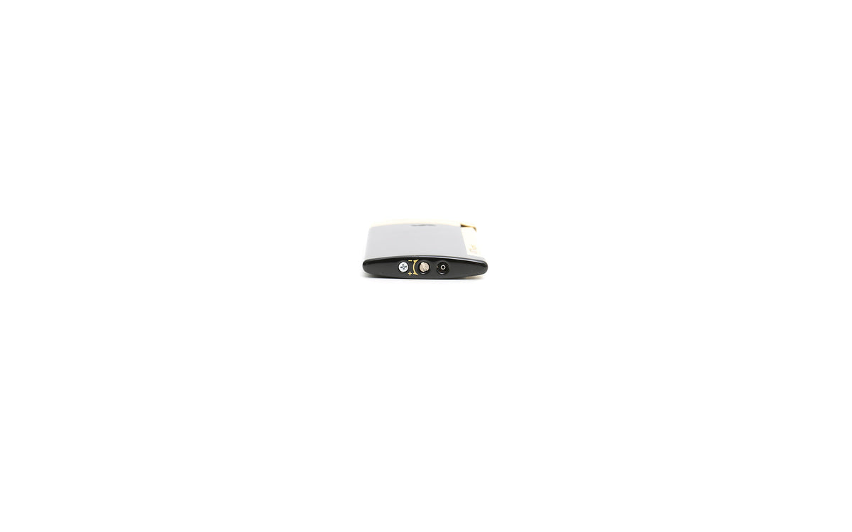 DUPONT SLIM 7 BLACK LIGHTER WITH GOLDEN FINISHES