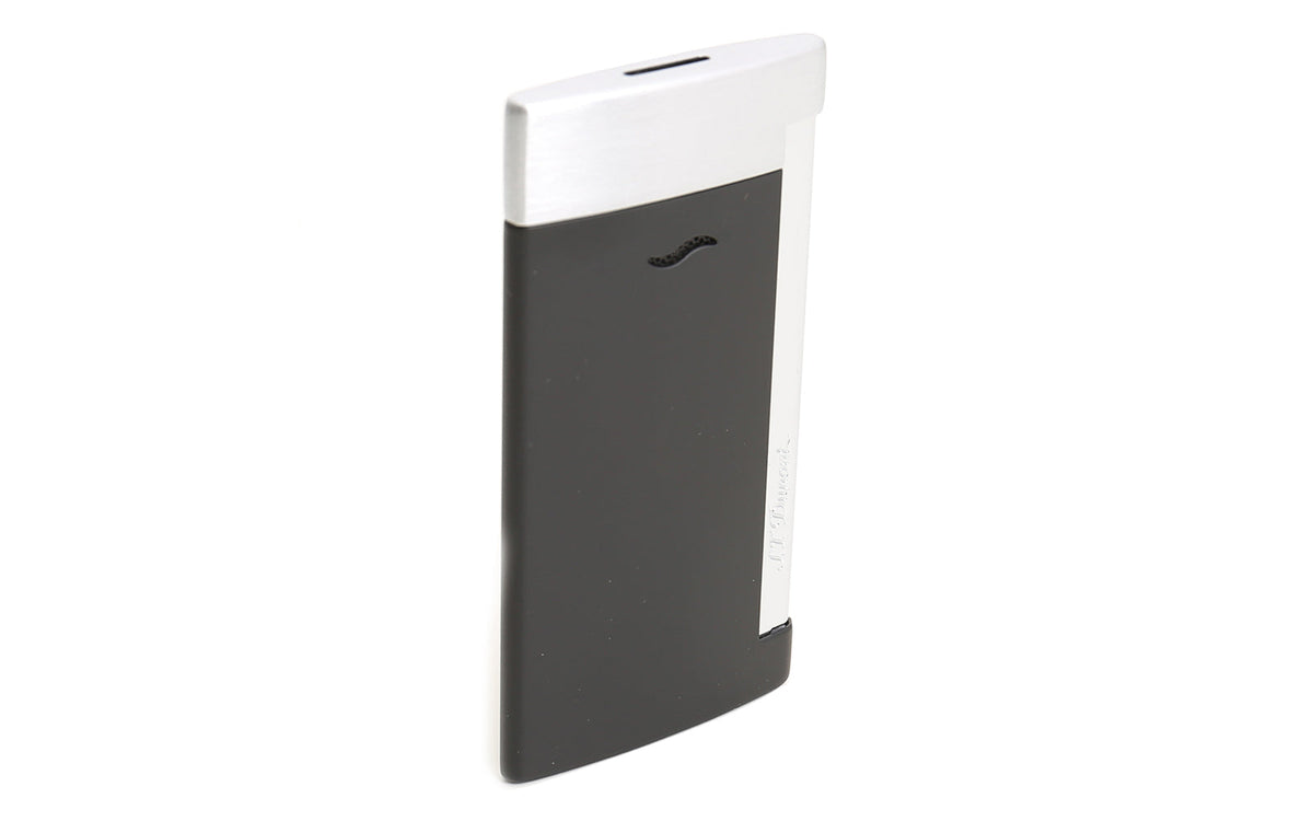 DUPONT SLIM 7 LIGHTER MATT BLACK WITH CHROME FINISHES