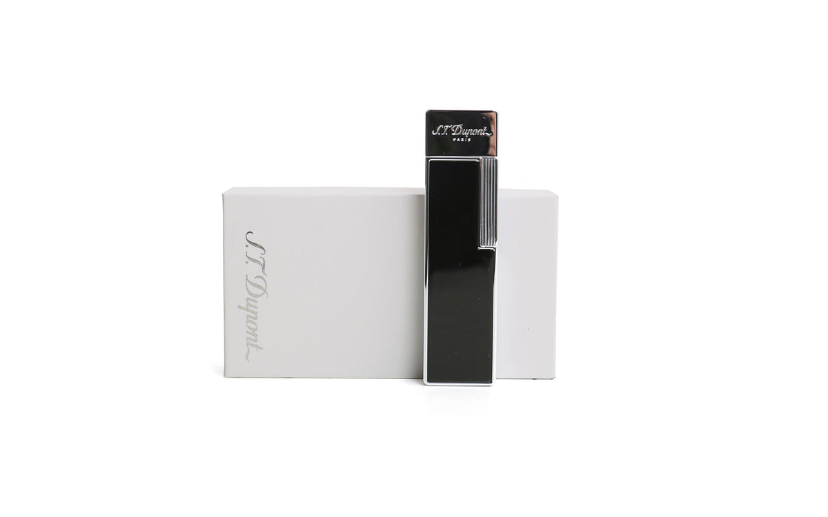 DUPONT TWIGGY LIGHTER BLACK LACQUERED