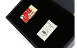 DUPONT LIGNE 2 LE MANS RED/GOLDEN LIGHTER