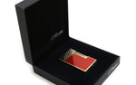 DUPONT LIGNE 2 LIGHTER BORDEAUX/GOLD