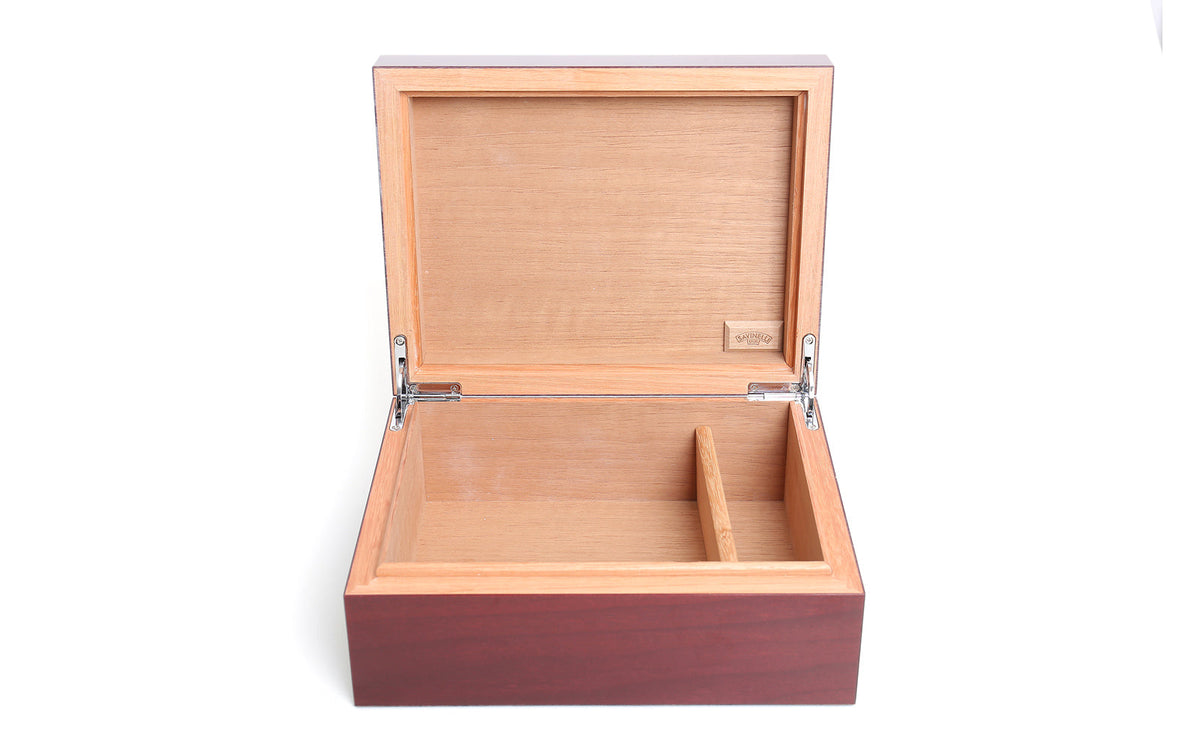 HUMIDOR GEOMETRICO BORDEAUX