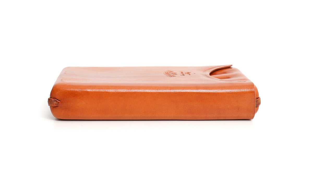 4 PLACE LEATHER CIGAR BOX NATURAL