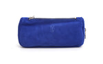 BLUE SUEDE PIPE AND TOBACCO BAG