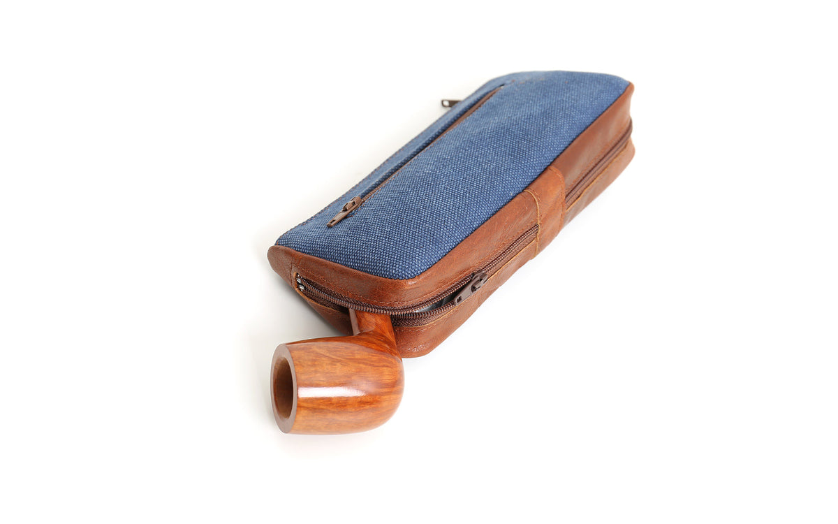 PIPE AND TOBACCO BAG BLUE JEANS