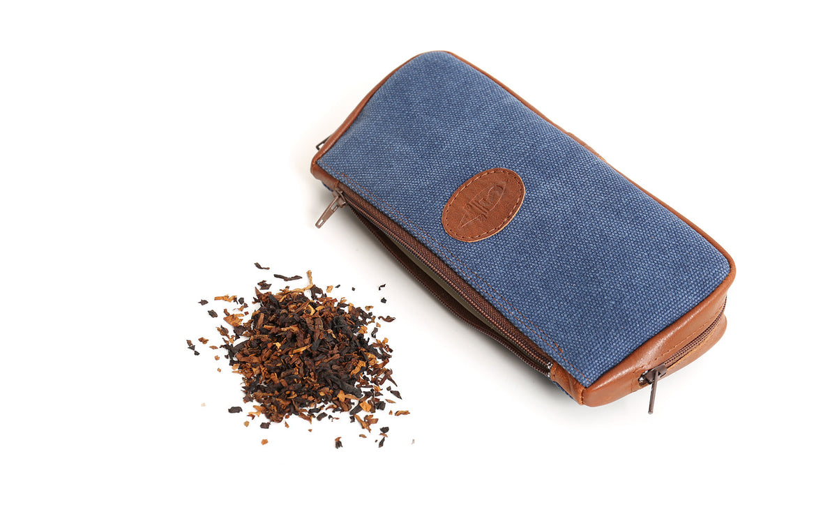 PIPE AND TOBACCO BAG BLUE JEANS
