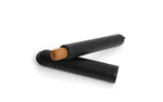 BLACK LEATHER CIGAR BASE FOR 1 PLACE