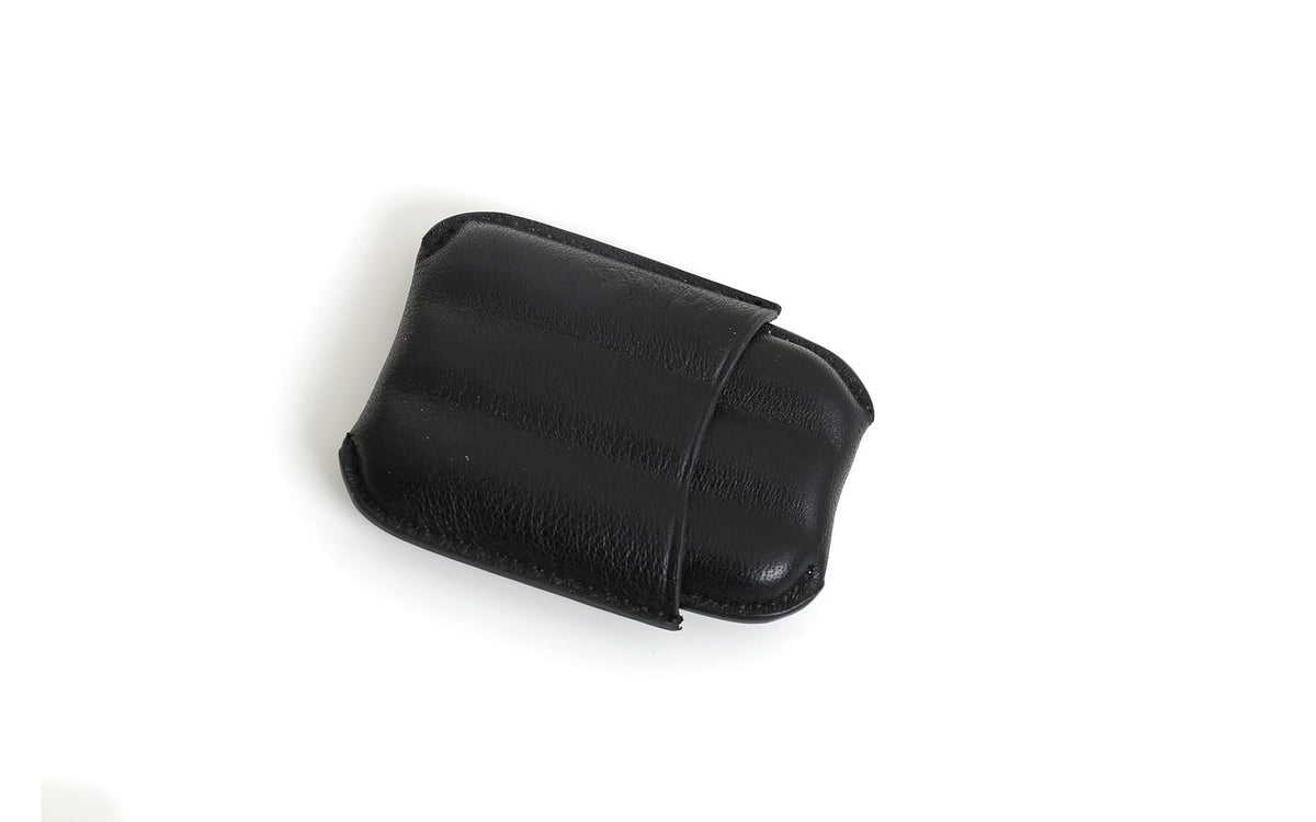 3 PLACE BLACK LEATHER CIGARILLOS CIGAR BASE