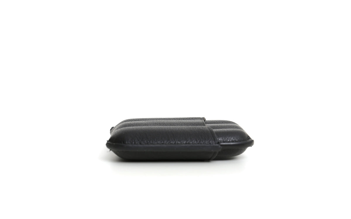 3 PLACE BLACK LEATHER CIGARILLOS CIGAR BASE