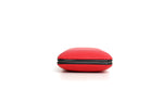 3 PLACE RED LEATHER CIGAR BOX