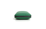 3 PLACE GREEN LEATHER CIGAR BOX