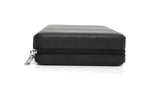 ZIP CIGAR BOX IN BLACK LEATHER