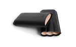 3 PLACE BLACK LEATHER CIGAR BOX