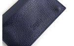 TOBACCO/FILTERS CASE IN BLUE LEATHER