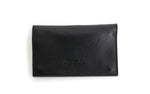 BLACK LEATHER TOBACCO/FILTERS CASE