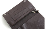 TOBACCO/FILTERS CASE IN BROWN LEATHER