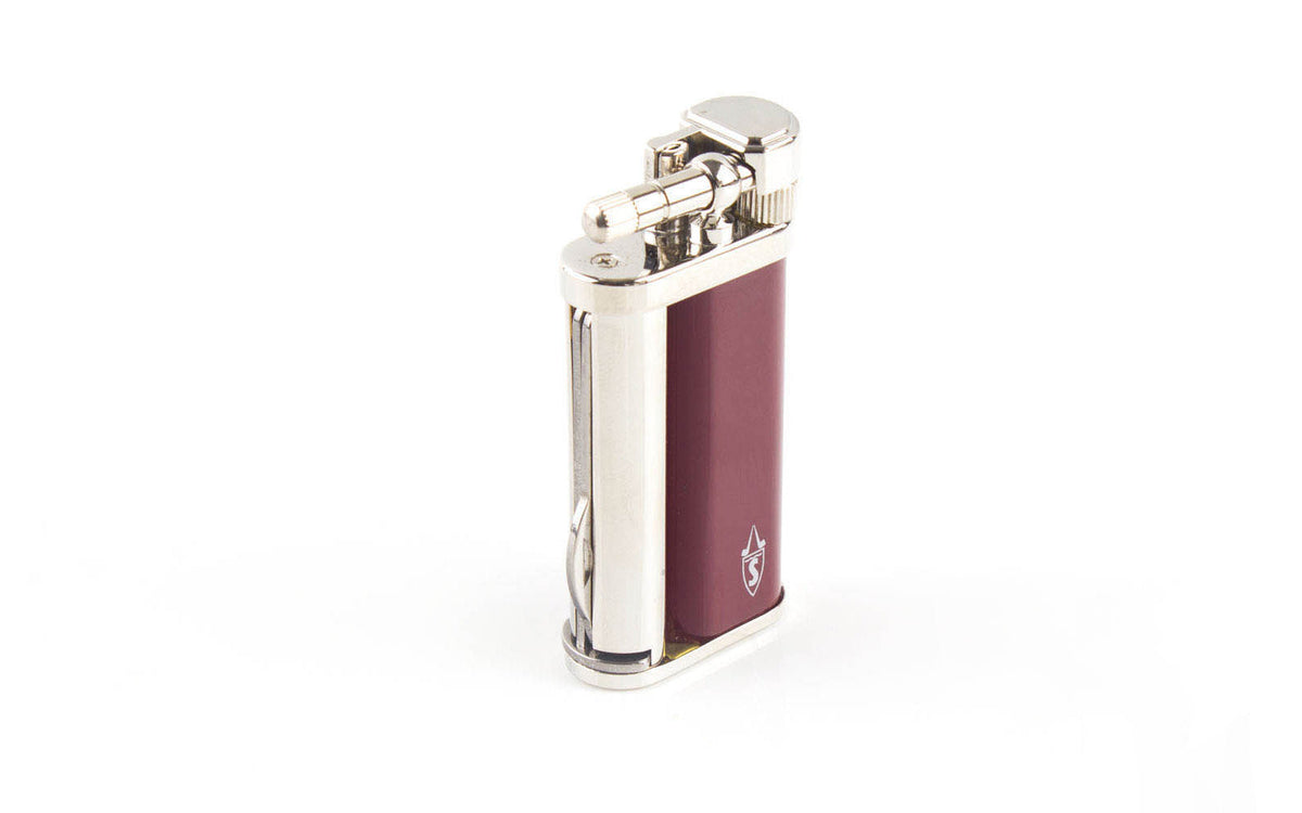 SAVINELLI LIGHTER LACQUERED BORDEAUX