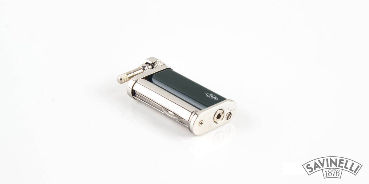 SAVINELLI LIGHTER LACQUERED GREEN