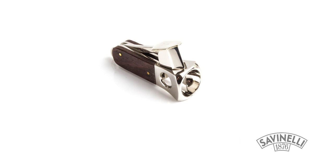 CIGAR CUTTER STEEL WOOD
