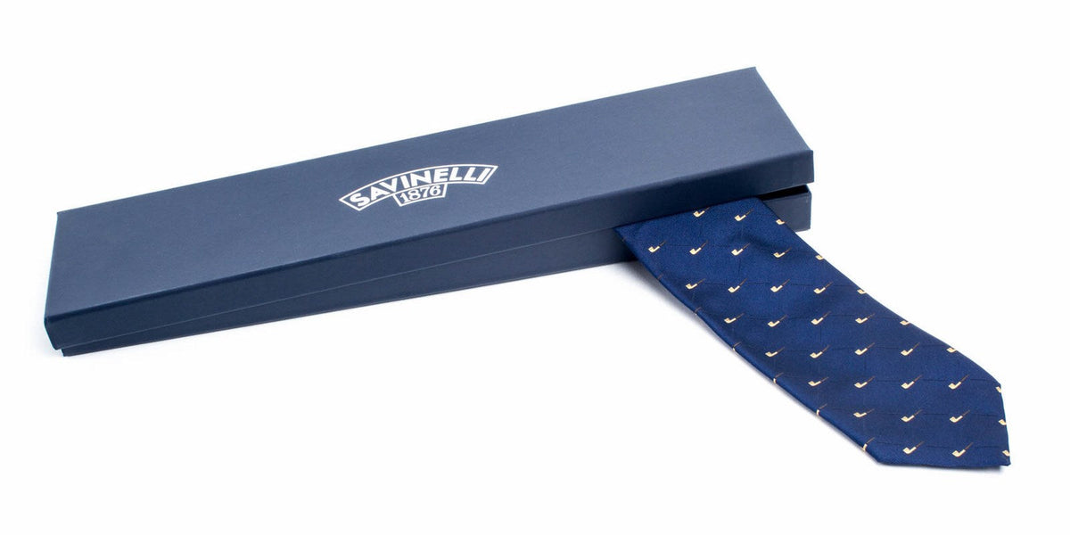SAVINELLI BLUE TIE