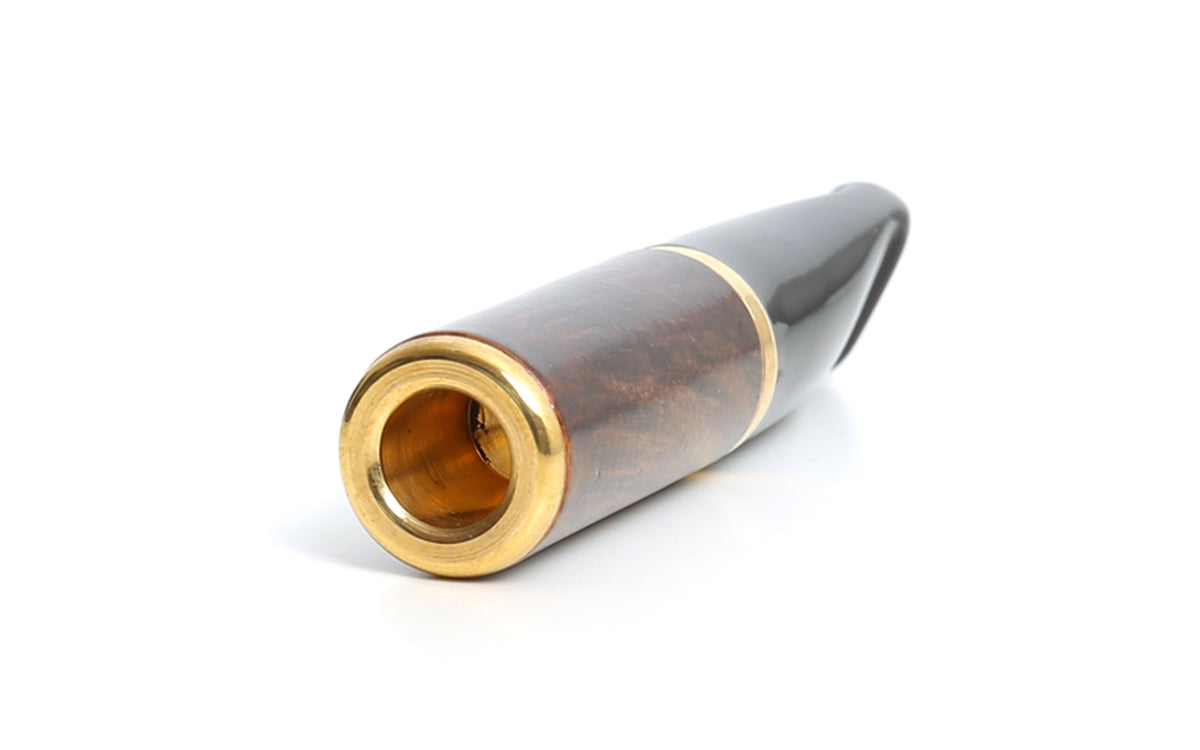 CIGARETTE MOUTHPIECE IN EBONY BRIAR