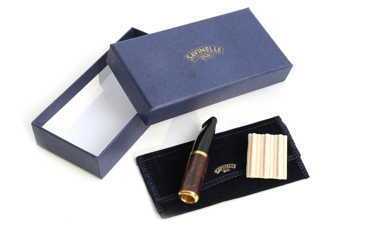 CIGARETTE MOUTHPIECE IN EBONY BRIAR