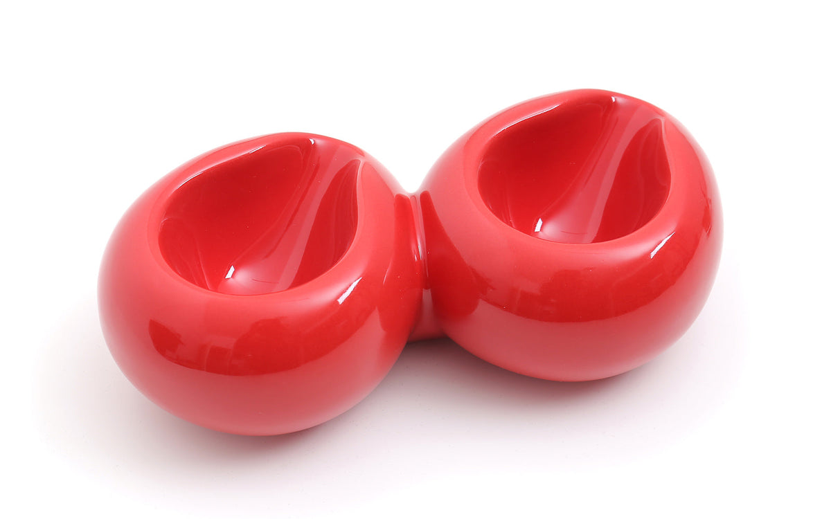 DROP PIPE RACK 2 PLACES RED