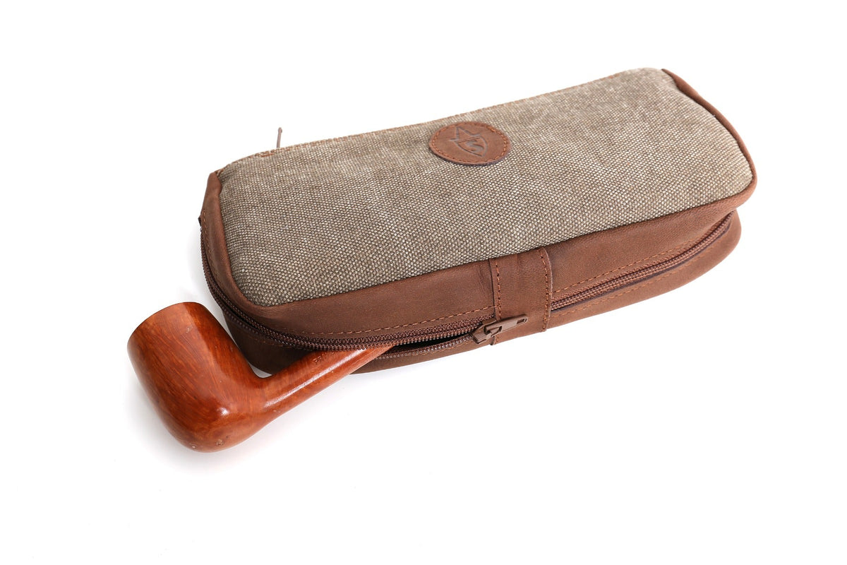 PIPE AND TOBACCO BAG JEANS SAND