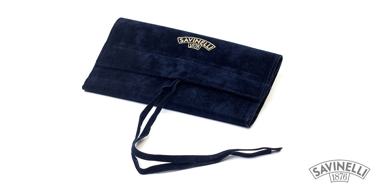 BLUE VELVET PIPE BAG