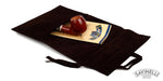 BROWN VELVET PIPE BAG