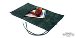 GREEN VELVET PIPE BAG