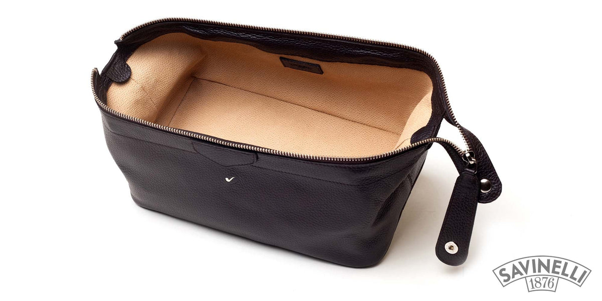 BROWN MEN'S TRAVEL CASE