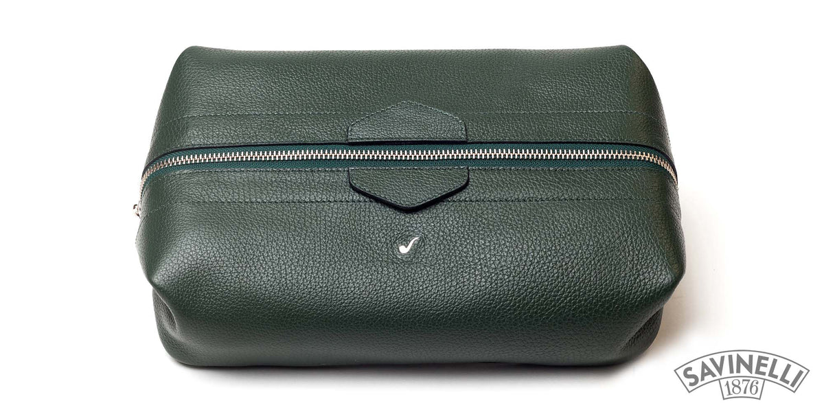 MEN'S GREEN TRAVEL CASE