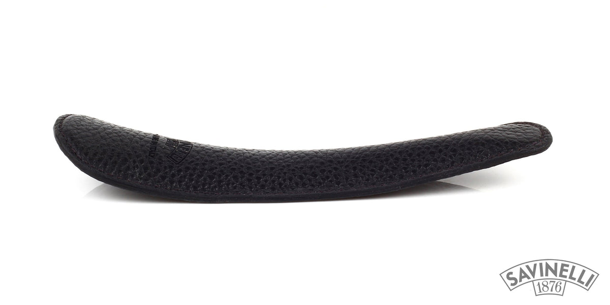 SOCKS COVERED IN BLACK LEATHER