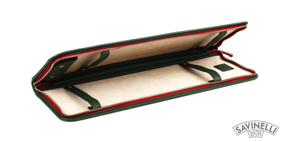 GREEN TRAVEL TIE HOLDER