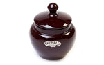 BROWN CERAMIC TOBACCO POT