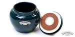 GREEN CERAMIC TOBACCO POT