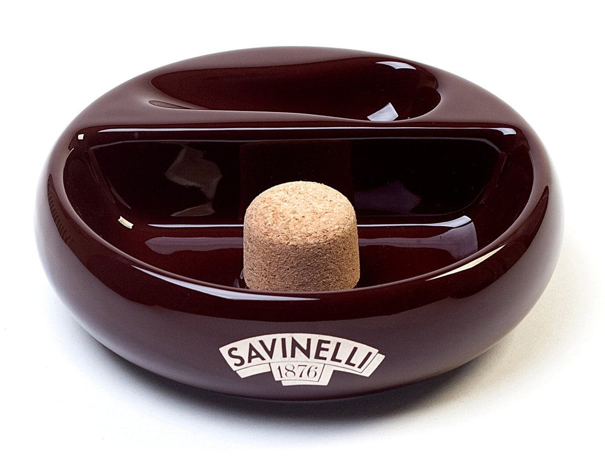PIPE ASHTRAY WITH BROWN PIPE REST