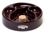 PIPE ASHTRAY WITH PIPE REST 3 PLACES BROWN